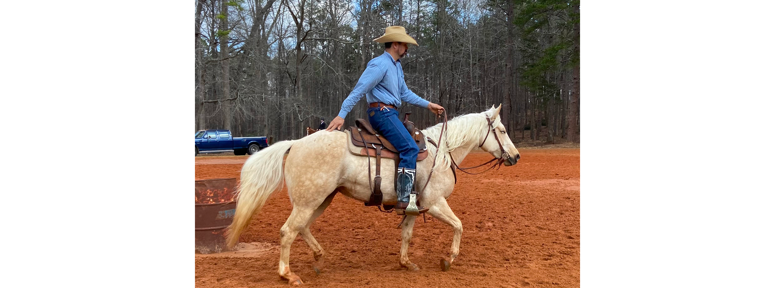 Andy Painter on horse