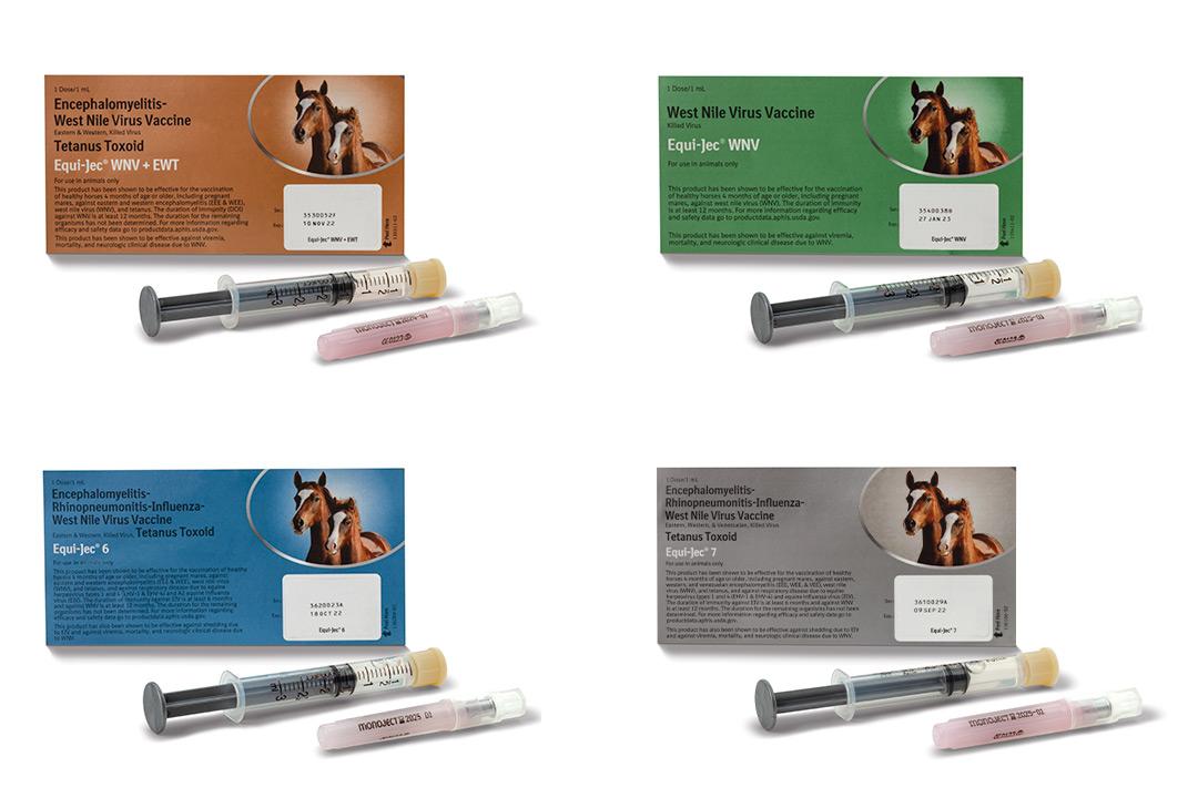 Image of all four equi jec packages and injectors