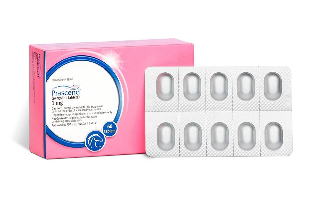 Prascend packaging in a pink box